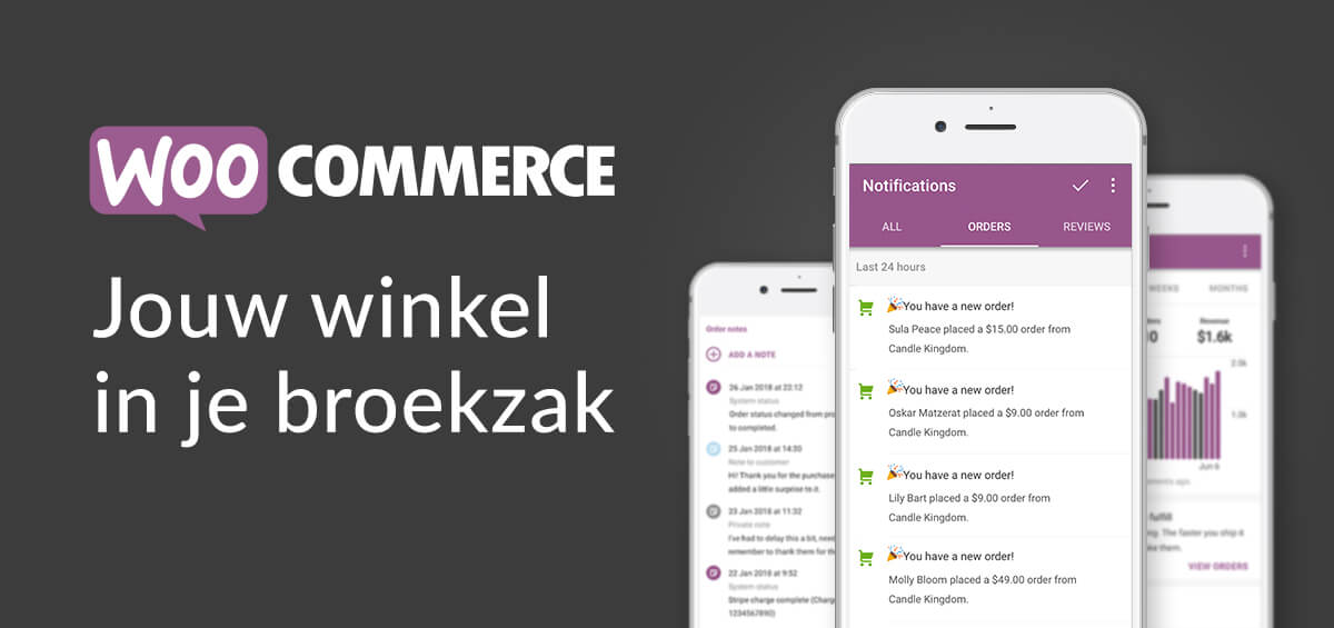 WooCommerce donker thema